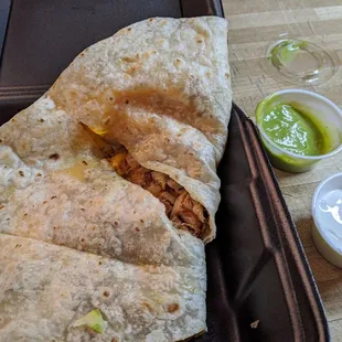 Carnitas quesadilla