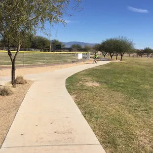 One of the many parks along the path!