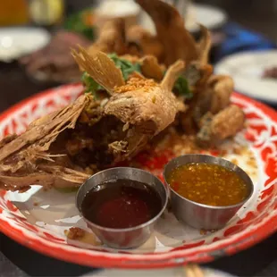 Fried whole fish