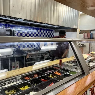 sushi and sashimi, interior