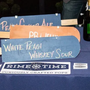 Artisanal popsicles at Yelp's Phony Matrimony!