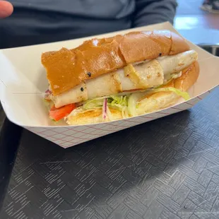 Turkey and Bacon Hot Sandwich