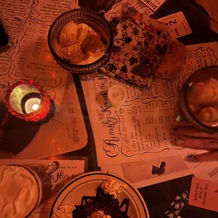 Chocolate cake and affogato