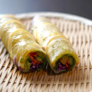 Orange Fresh Spring Roll