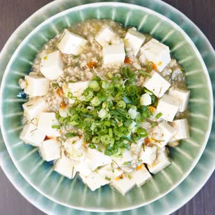 Asian Style Mapo Tofu with Cilantro