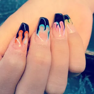 Nails done by Le
