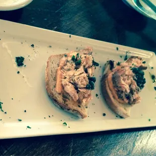 Smoked Salmon Bruschetta