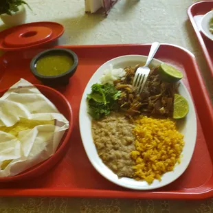 Carnitas Plate