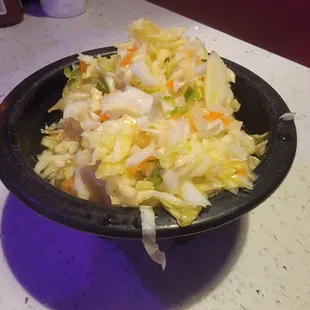 Complimentary garnish for chips