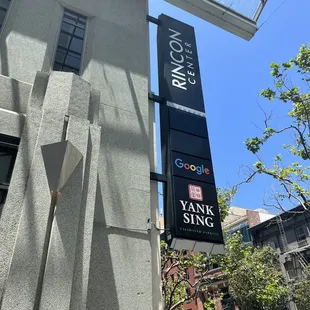 a street corner with a google sign