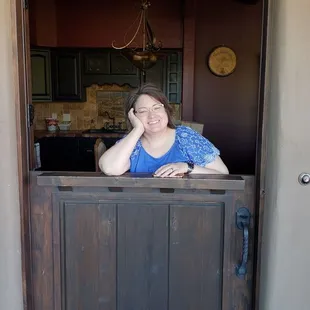 I love this split door. Great if you want fresh air in.