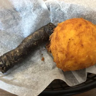 Morcilla y rellenos de papas