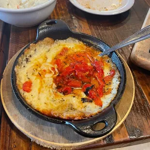 Provoleta- melted cheese and oil