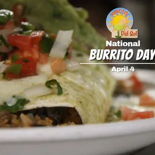 Hola amigos! You know where to celebrate National Burrito Day (and all the other days)! #WelcomeToRinconDelSol