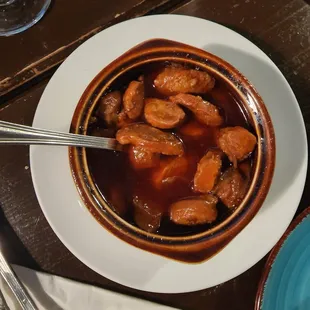 Chorizo in red wine