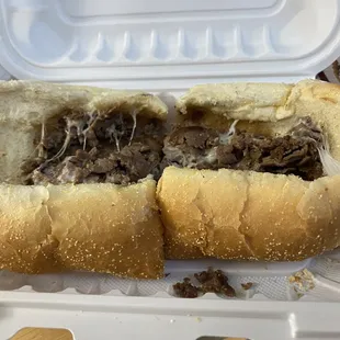 Cheesesteak sub