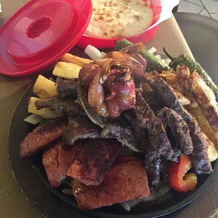 Parrillada para dos personas, deliciosa!!!