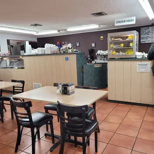 diners in the background