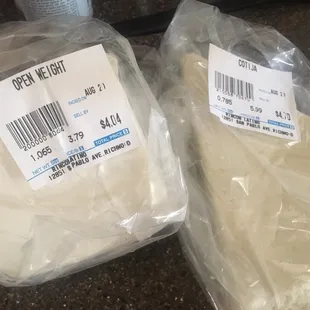 Queso Fresco and Cotija cheese.