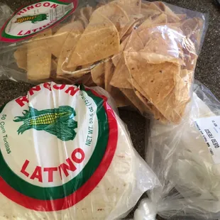 Things you'll never buy at Safeway again, after Rincon Latino. Fresh Chips, Warm Tortillas and Queso Fresco.