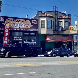 View from across Mission Street