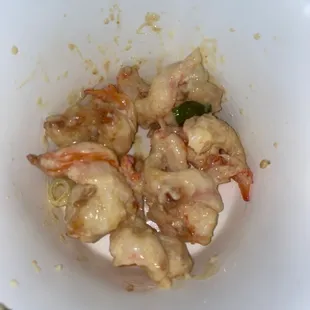 a bowl of food