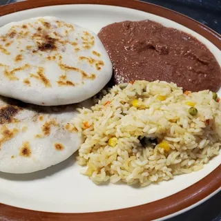 Pupusas de HARINA DE ARROZ / Rice Flour Pupusas