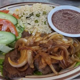 Bistec Encebollado