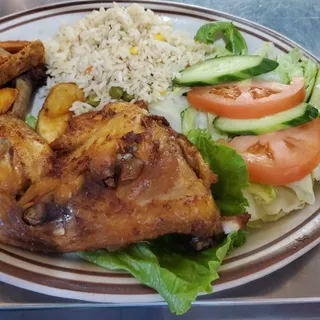 Pollo Frito con Papas
