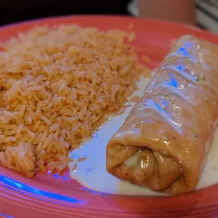 Chicken chimichanga