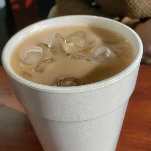 Horchata ($4), vegan by default, made with almond milk. Not bad, but a little too sweet for me.