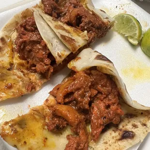 Gringas, I cut in half