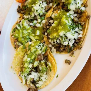 Tasty carne asada and carnitas TACO! $2.50 each!!!