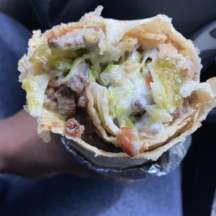 Super steak burrito