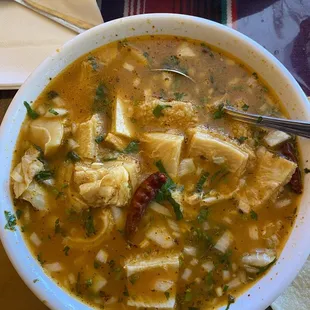 Menudo, super perfect with tortillas a mano