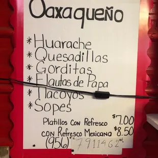 Menú
