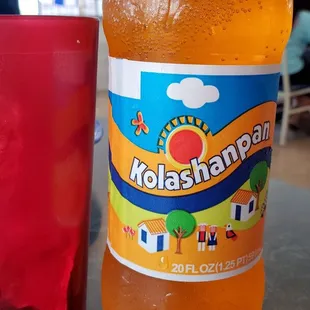 Salvadorian soda. Taste like Big Red.