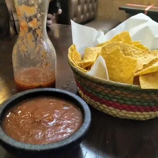 Love their complimentary chips and salsa!