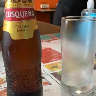 Cusquena- Peruvian beer