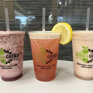 Watermelon Puree lineup! Watermelon Summer Meal Replacement, Watermelon Wave, &amp; Watermelon Lemonade Fresh Squeeze!