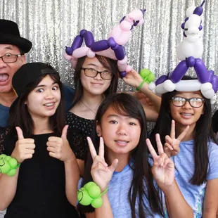 Unicorn Balloon Animal Hats