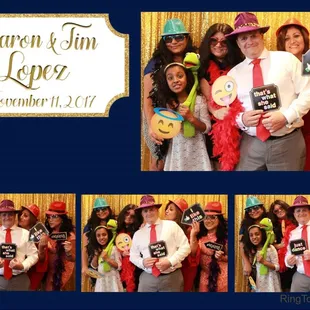 Wedding Photo Booth's are so much fun!