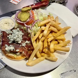 Bleu Bacon Burger