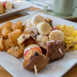 French toast skewers