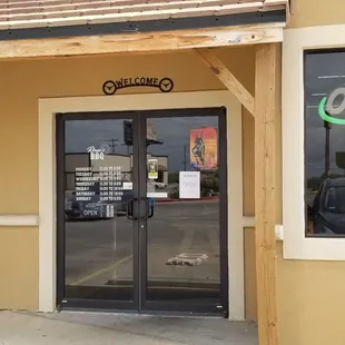 outside