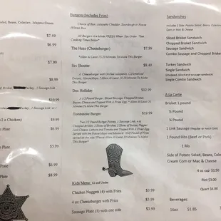 Great prices!  They also have daily specials that are not in the menu.