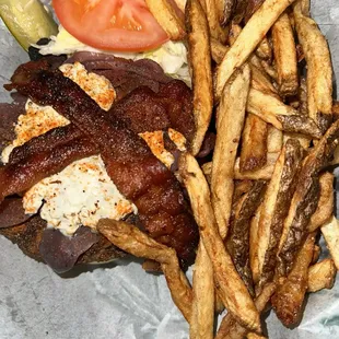 The Duran Cajun Bleu Burge
