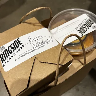 Jody was awesome! Because we were so stuffed, she sent us home with a little treat