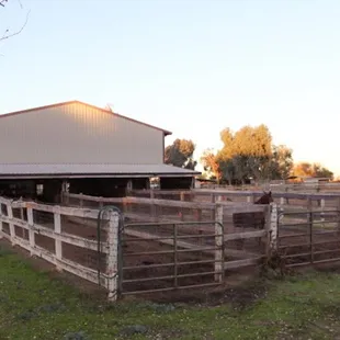 12'x24' stall with 48 foot run