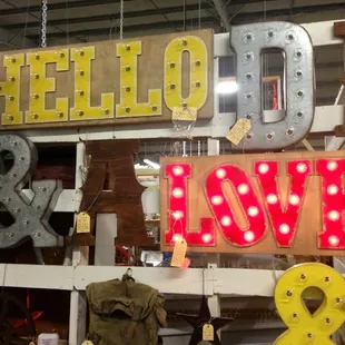 Electric pop art signs :)